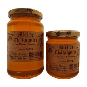 pot de miel de châtaignier bio de Corrèze Limousin | Le rucher sauvage